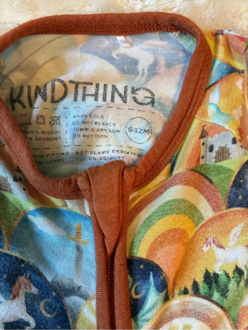 🦄🐉 Kindthing (Now Wildwoven) Fairytale Scales Convertible Zippy | 6-12m